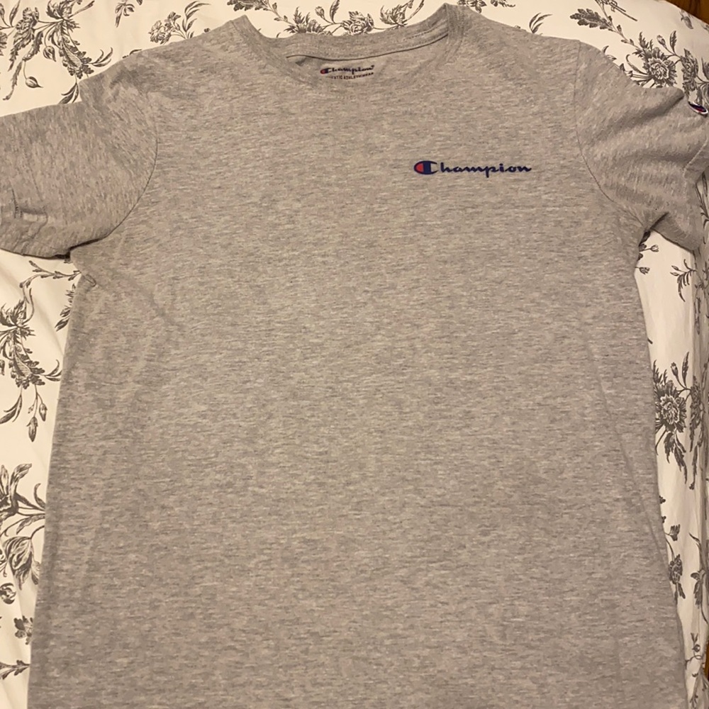 medium gray champion shirt